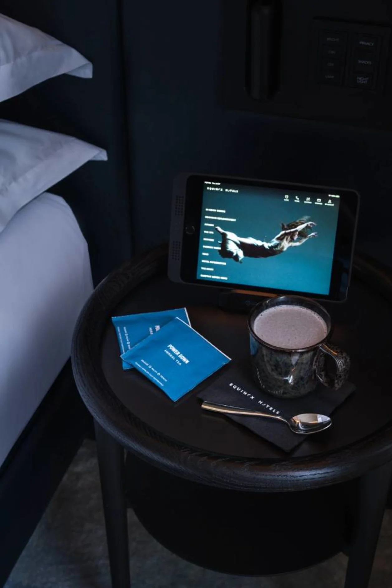 Equinox Hotel sleep well menu